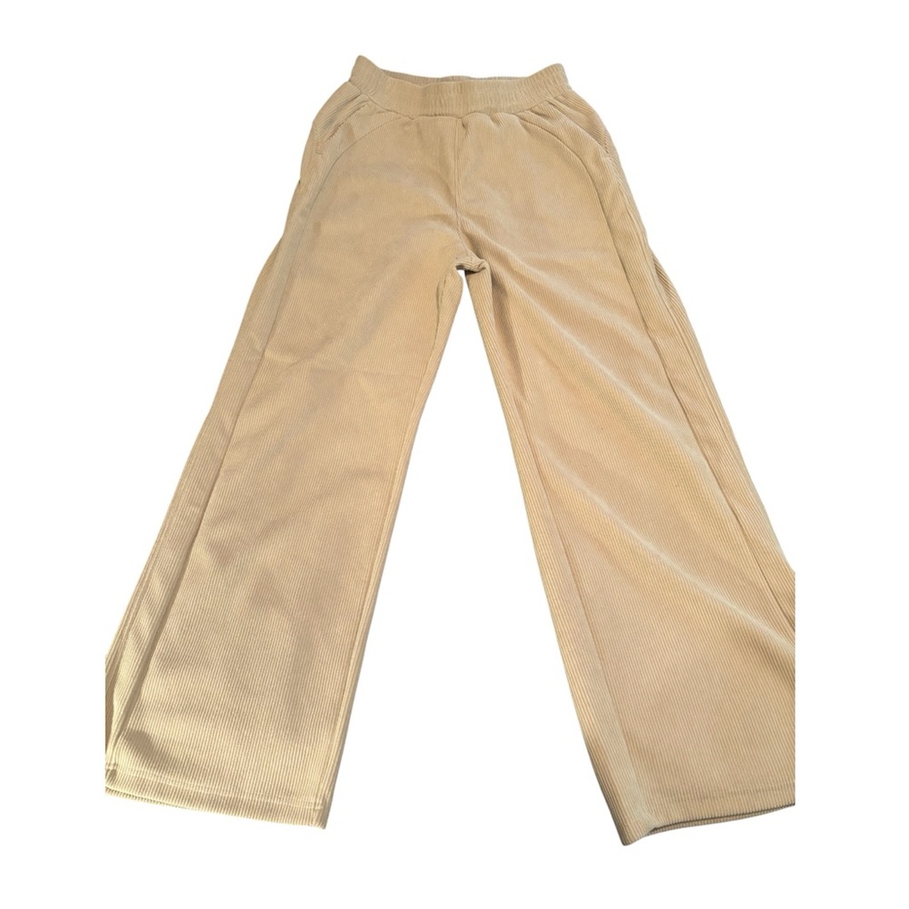 HALARA Light Beige Corduroy Trousers